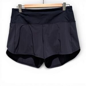 Lululemon Navy Speed Up High-Rise Lined Short 4"